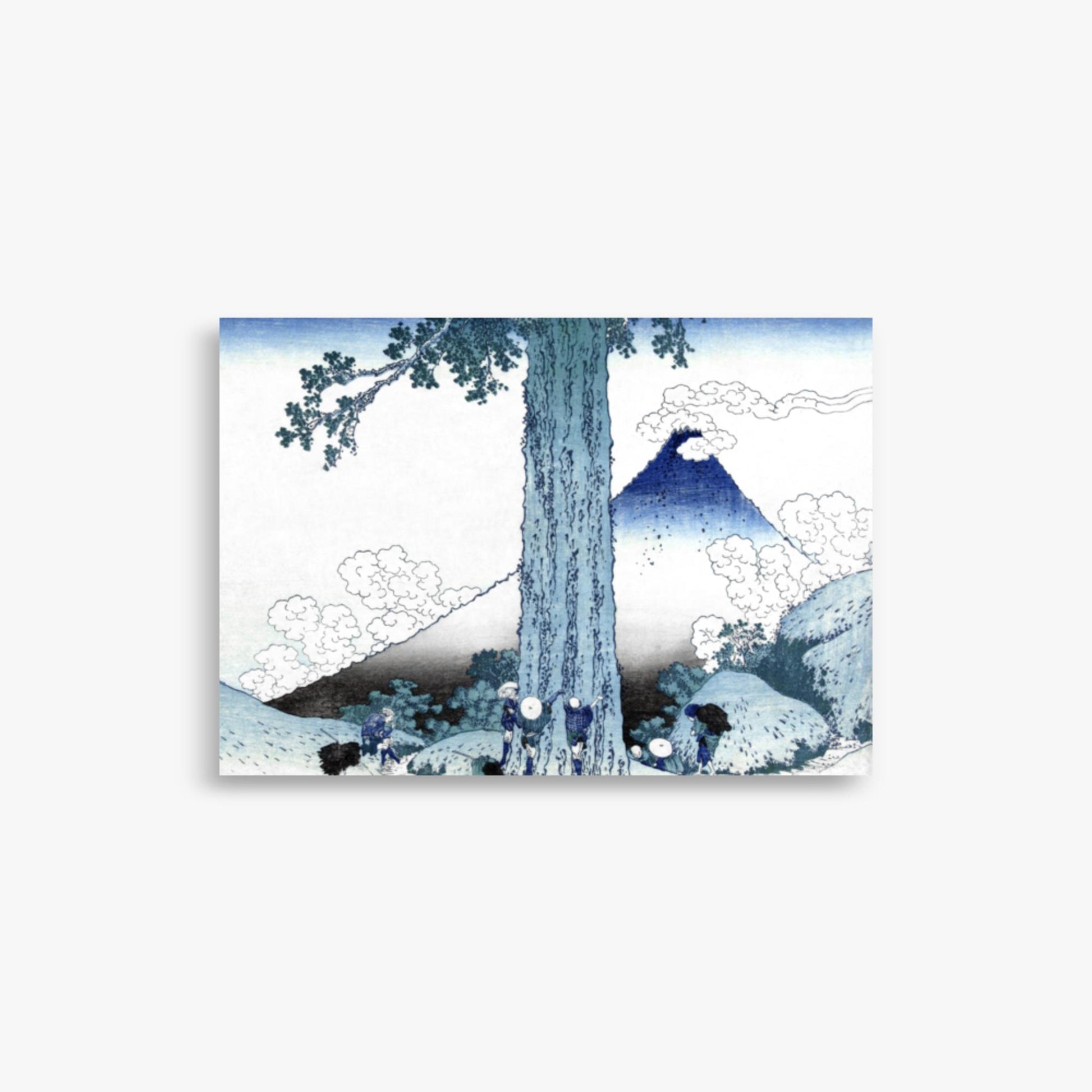 Katsushika Hokusai - Fuji from Mishima Pass in Kai Province 21x30 cm Poster