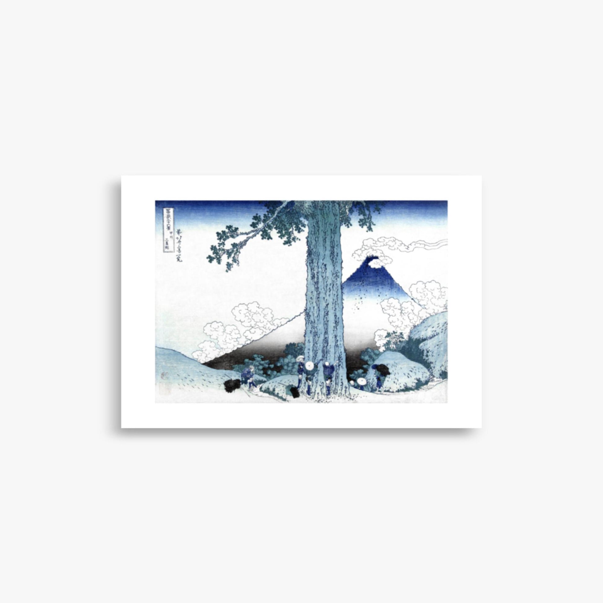 Katsushika Hokusai - Fuji from Mishima Pass in Kai Province 21x30 cm Poster