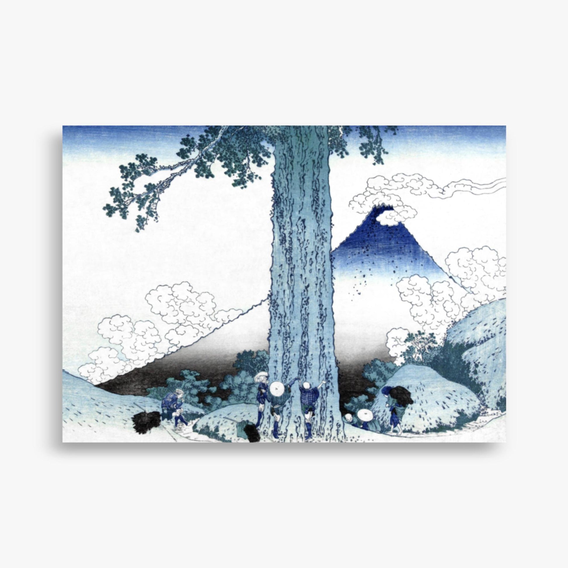 Katsushika Hokusai - Fuji from Mishima Pass in Kai Province 50x70 cm Poster