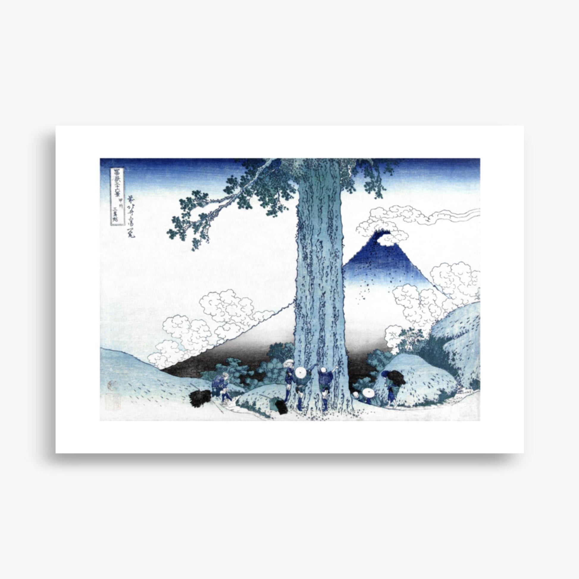 Katsushika Hokusai - Fuji from Mishima Pass in Kai Province 70x100 cm Poster