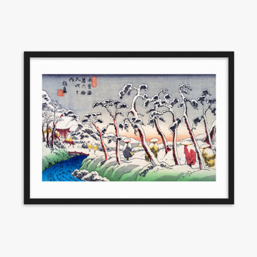 Keisai Eisen - Itabana 50x70 cm Poster With Black Frame