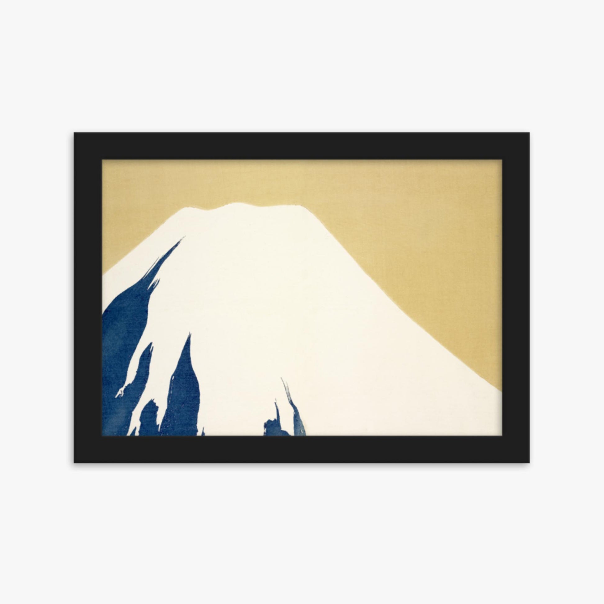 Kamisaka Sekka: Mount Fuji, from Momoyo-gusa - 21x30 cm Poster With Black Frame