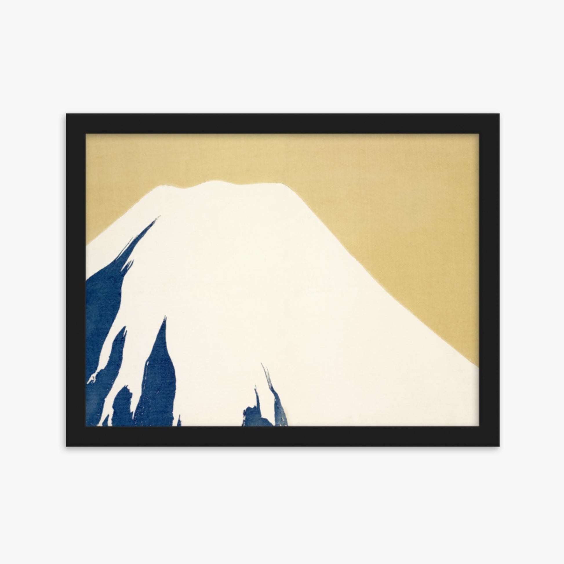 Kamisaka Sekka: Mount Fuji, from Momoyo-gusa - 30x40 cm Poster With Black Frame