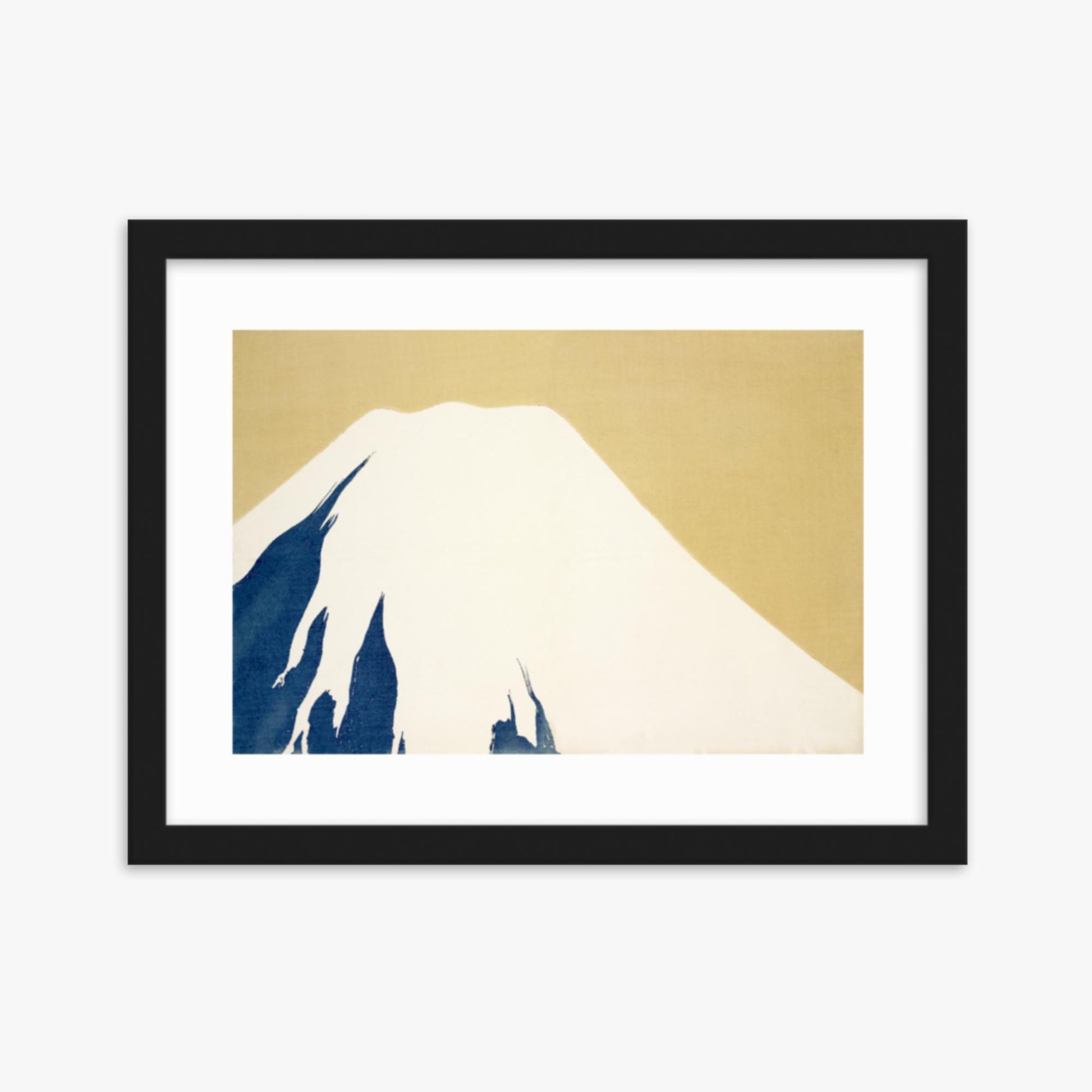 Kamisaka Sekka: Mount Fuji, from Momoyo-gusa - 30x40 cm Poster With Black Frame