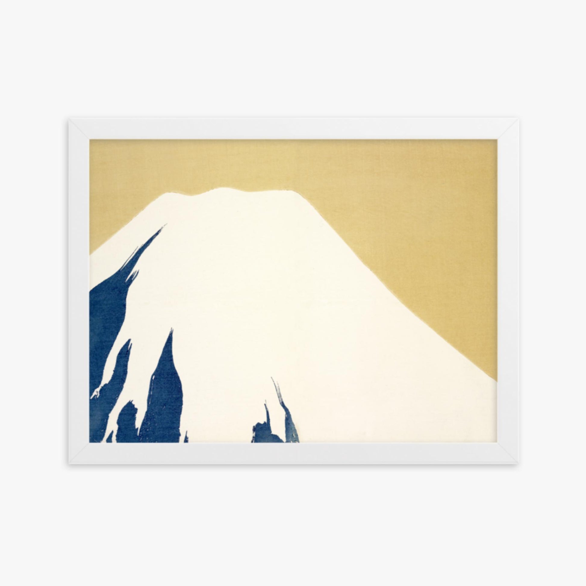 Kamisaka Sekka: Mount Fuji, from Momoyo-gusa - 30x40 cm Poster With White Frame