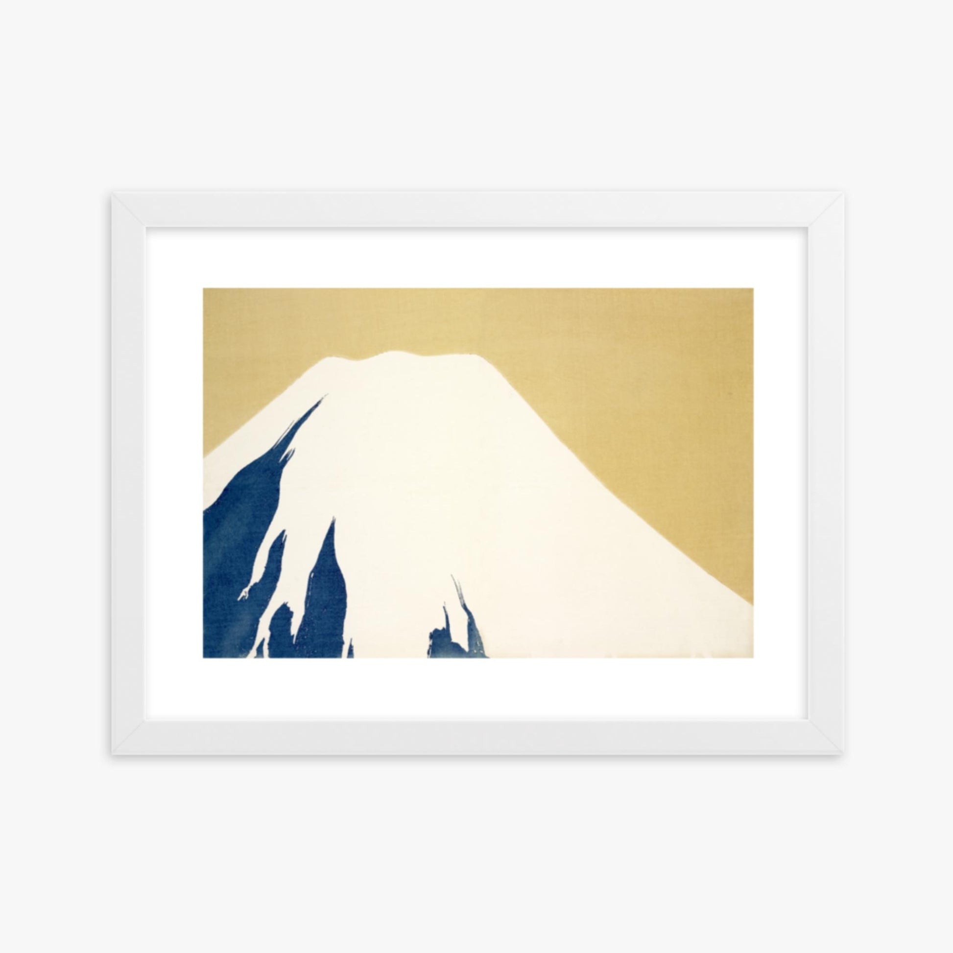 Kamisaka Sekka: Mount Fuji, from Momoyo-gusa - 30x40 cm Poster With White Frame