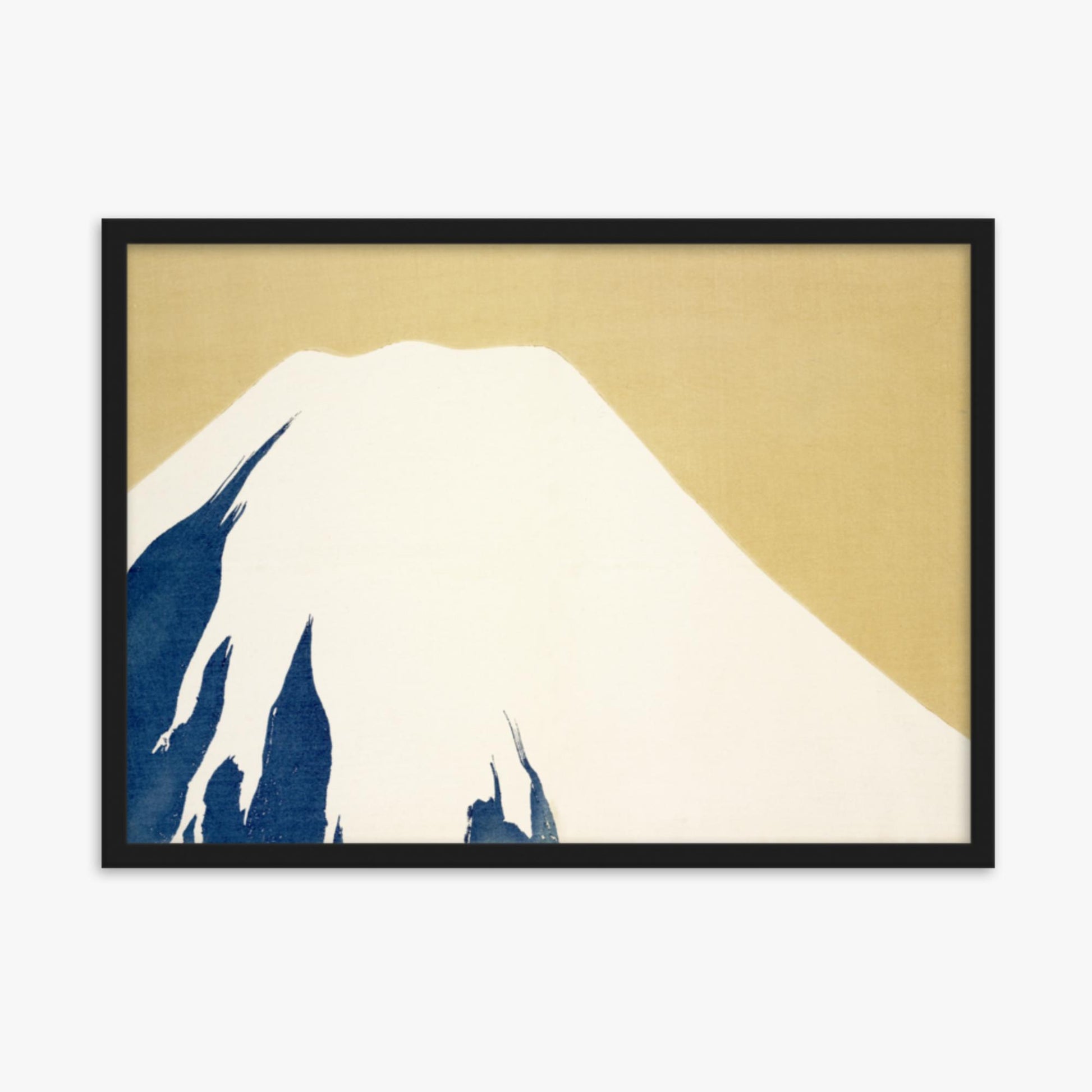 Kamisaka Sekka: Mount Fuji, from Momoyo-gusa - 50x70 cm Poster With Black Frame