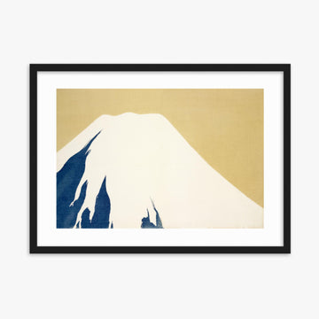 Kamisaka Sekka: Mount Fuji, from Momoyo-gusa - 50x70 cm Poster With Black Frame