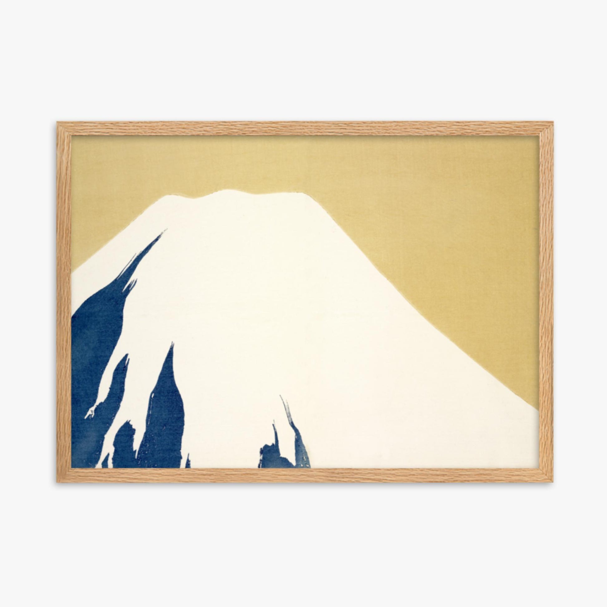 Kamisaka Sekka: Mount Fuji, from Momoyo-gusa - 50x70 cm Poster With Oak Frame