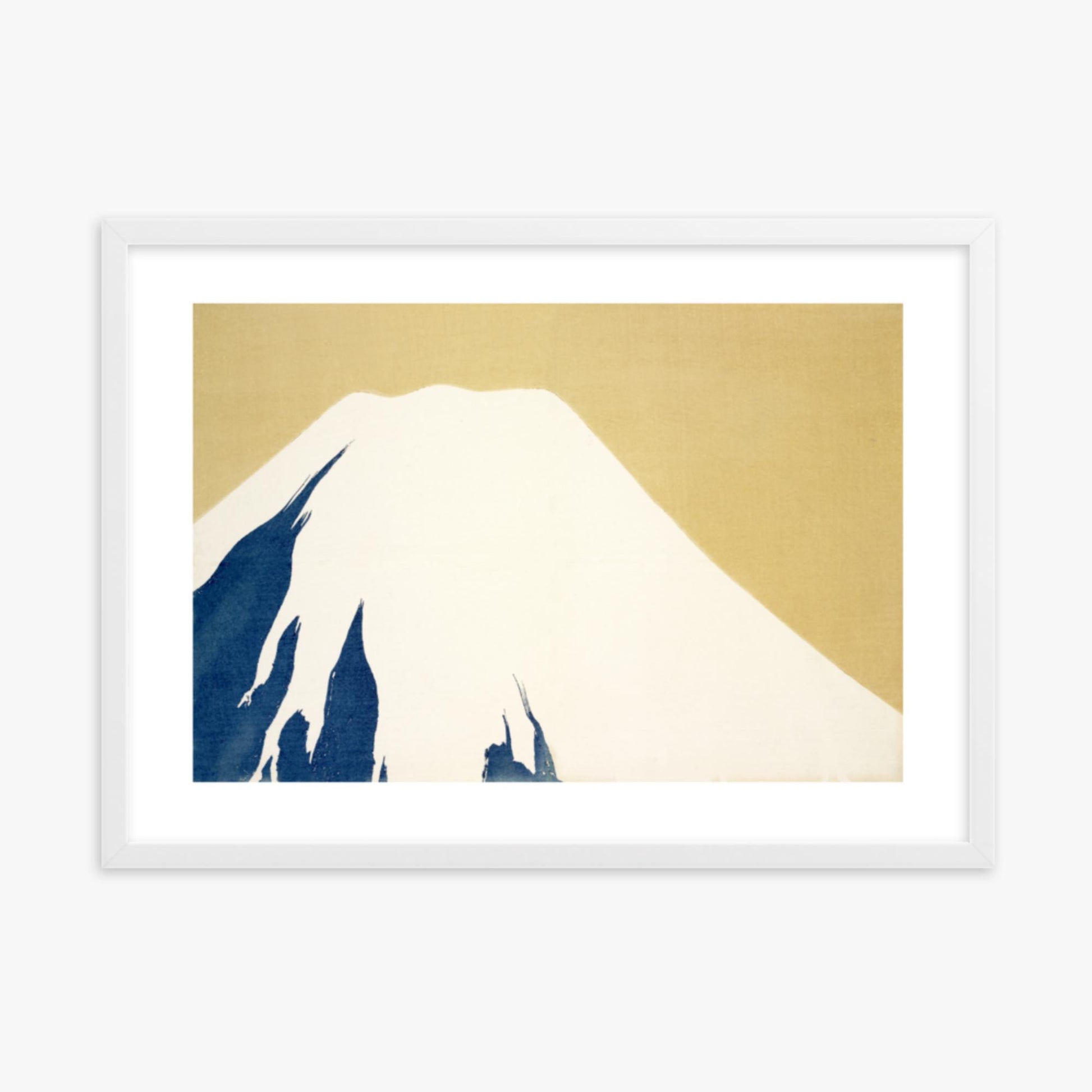 Kamisaka Sekka: Mount Fuji, from Momoyo-gusa - 50x70 cm Poster With White Frame