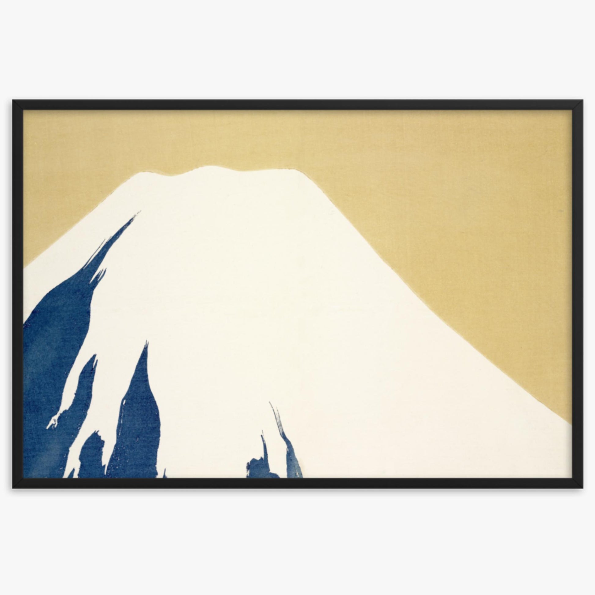 Kamisaka Sekka: Mount Fuji, from Momoyo-gusa - 61x91 cm Poster With Black Frame