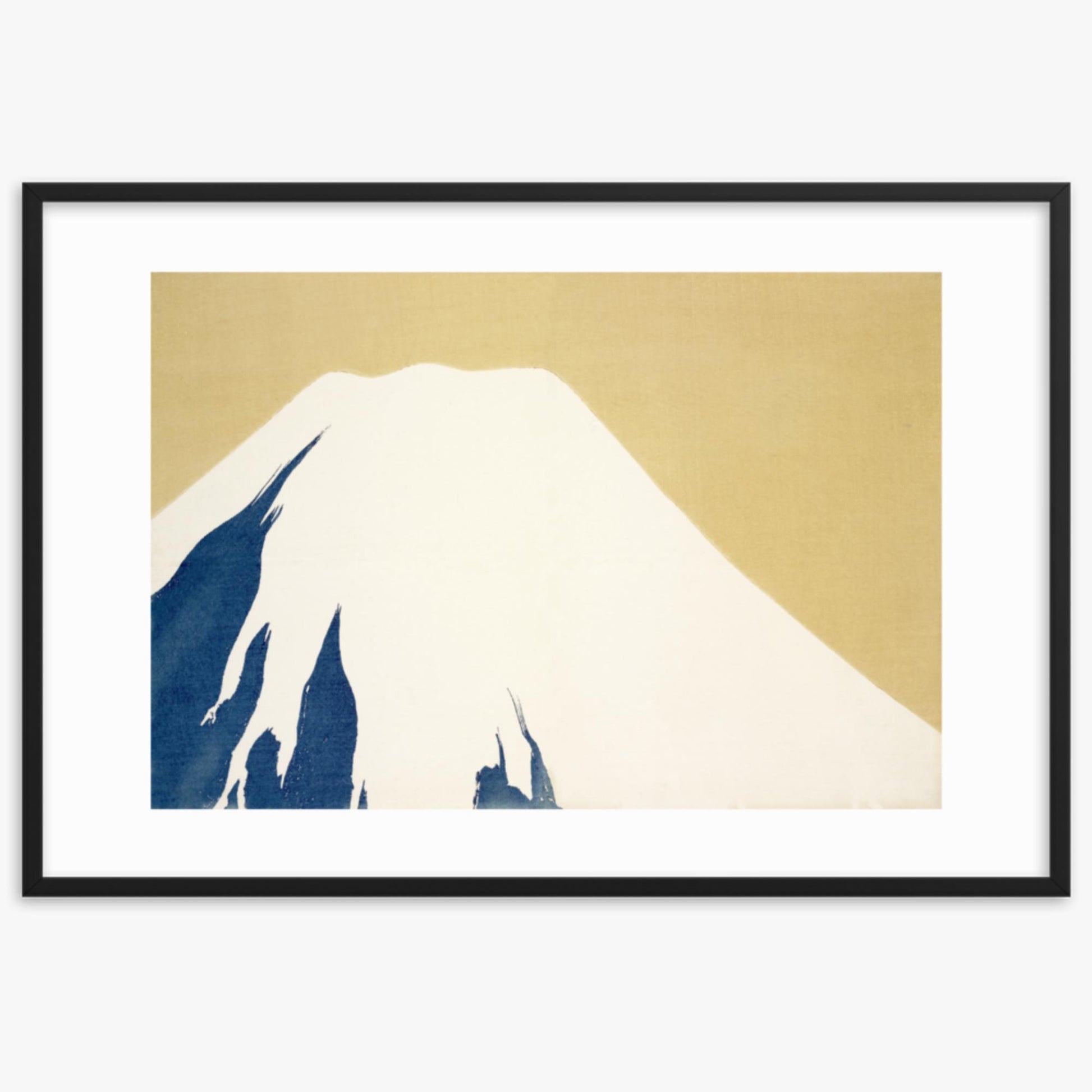 Kamisaka Sekka: Mount Fuji, from Momoyo-gusa - 61x91 cm Poster With Black Frame