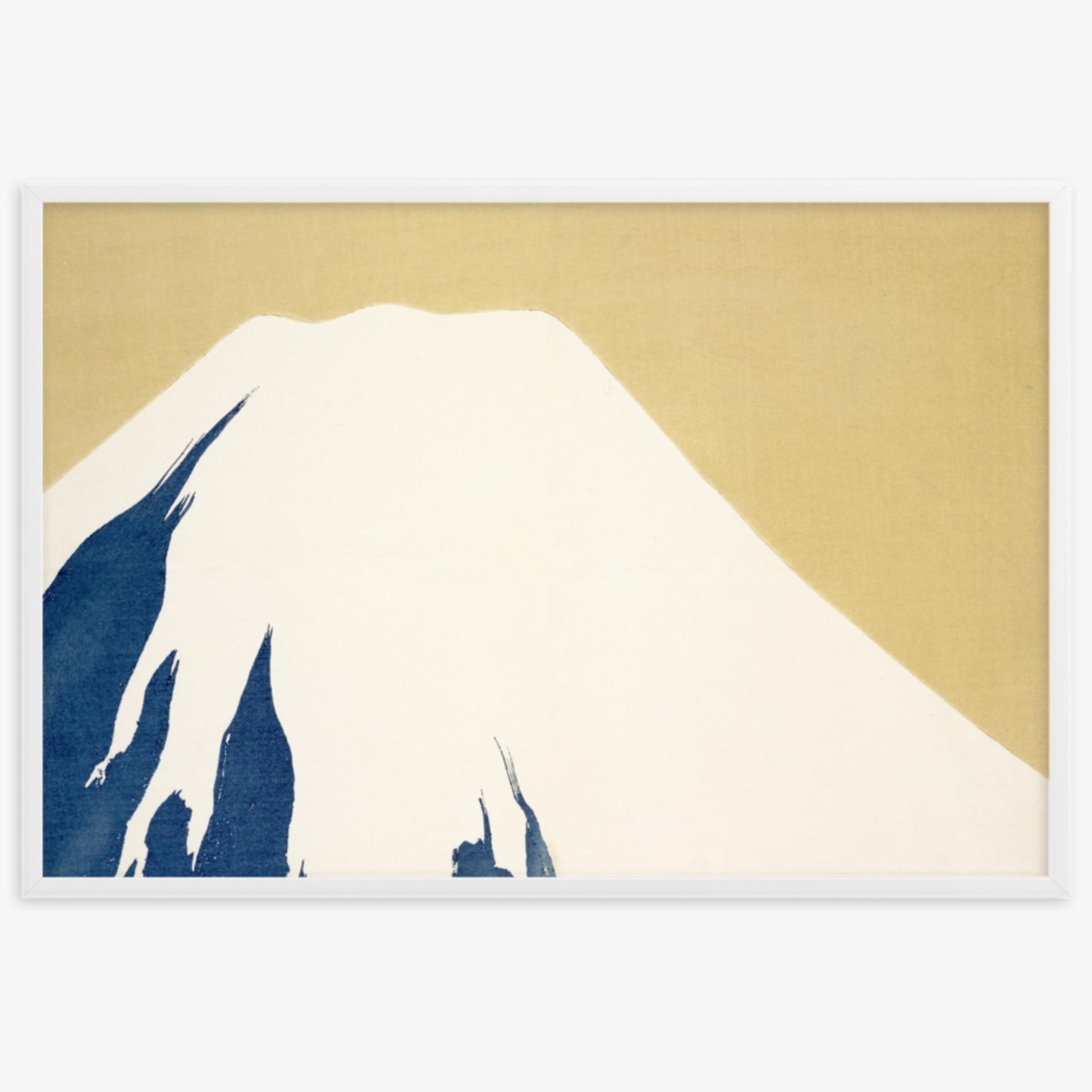 Kamisaka Sekka: Mount Fuji, from Momoyo-gusa - 61x91 cm Poster With White Frame