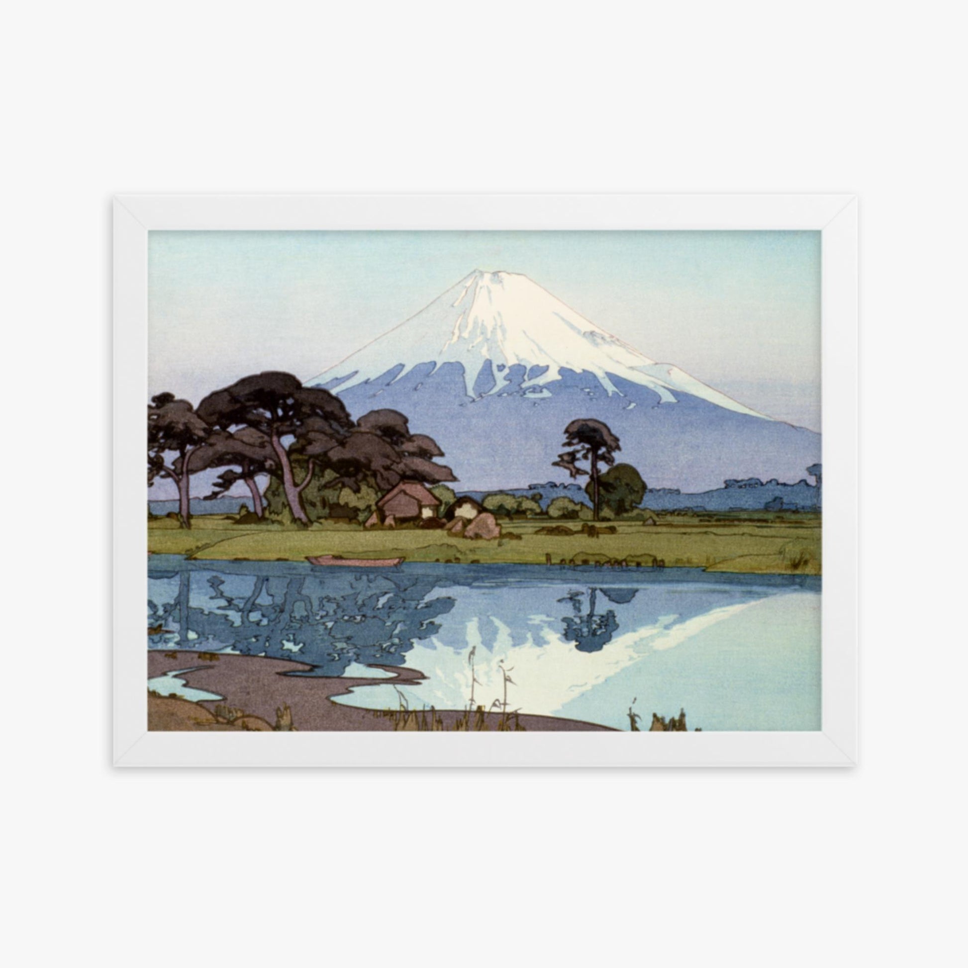 Hiroshi Yoshida: The lake at Suzakawa - 30x40 cm Poster With White Frame