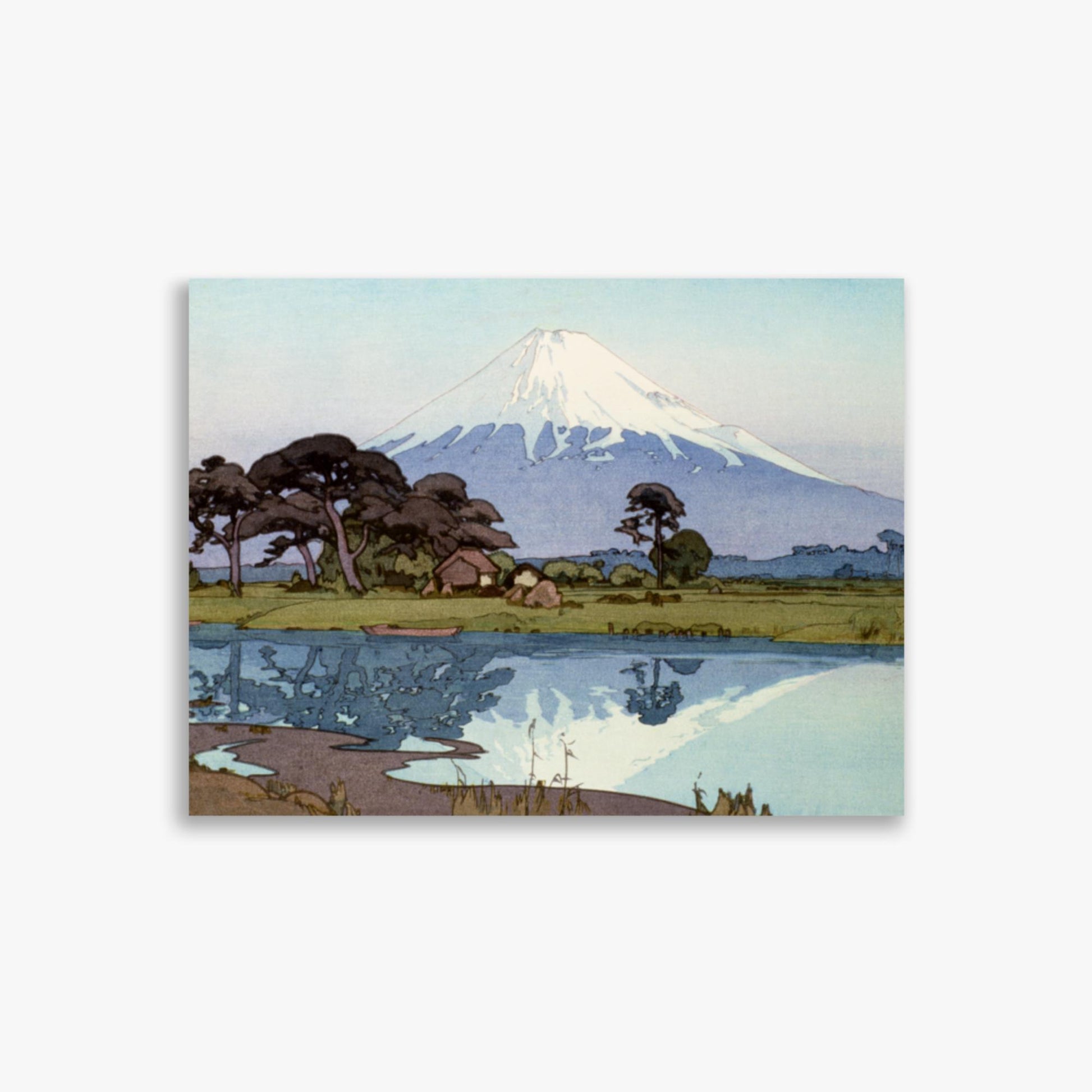 Hiroshi Yoshida: The lake at Suzakawa - 30x40 cm Poster