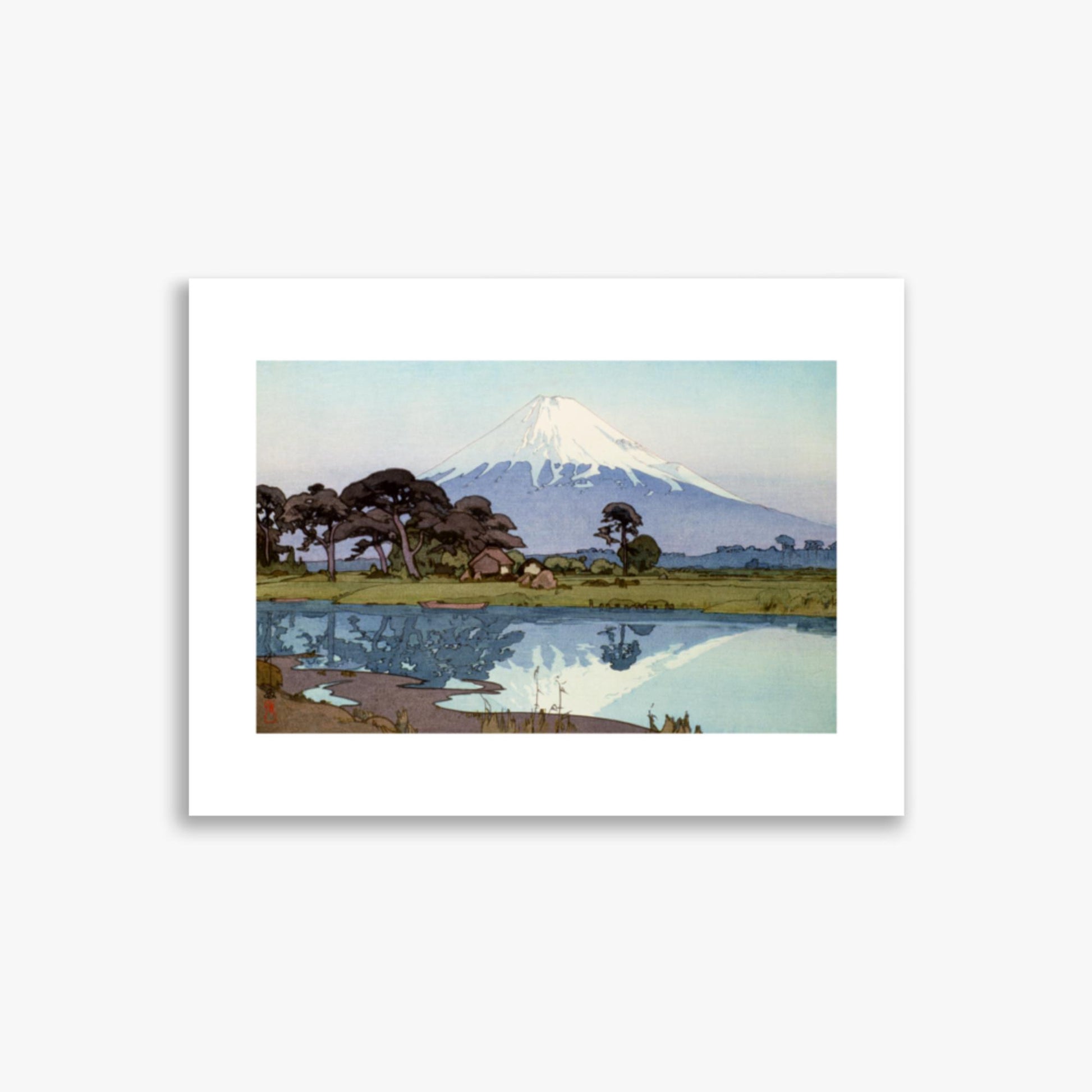 Hiroshi Yoshida: The lake at Suzakawa - 30x40 cm Poster