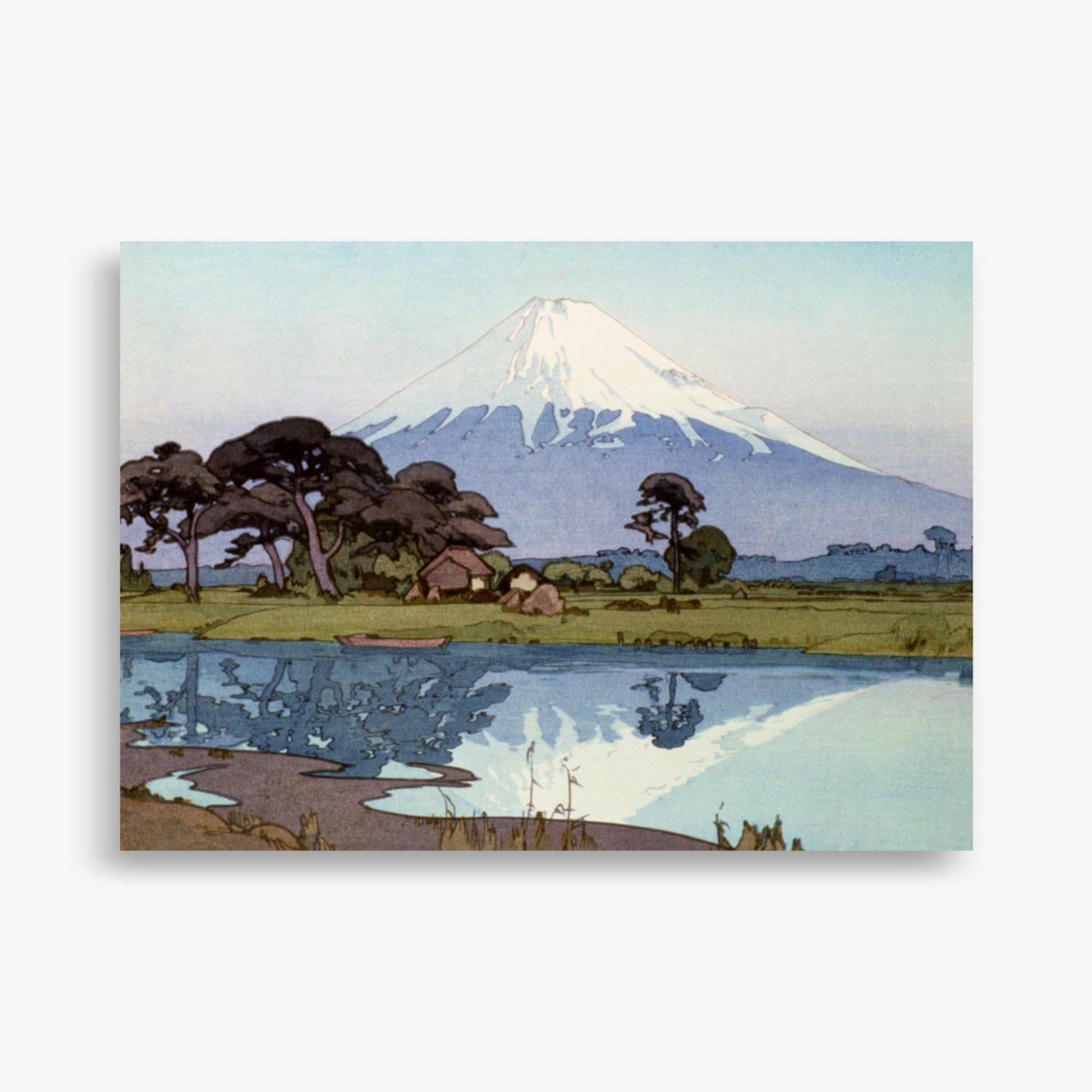 Hiroshi Yoshida: The lake at Suzakawa - 50x70 cm Poster