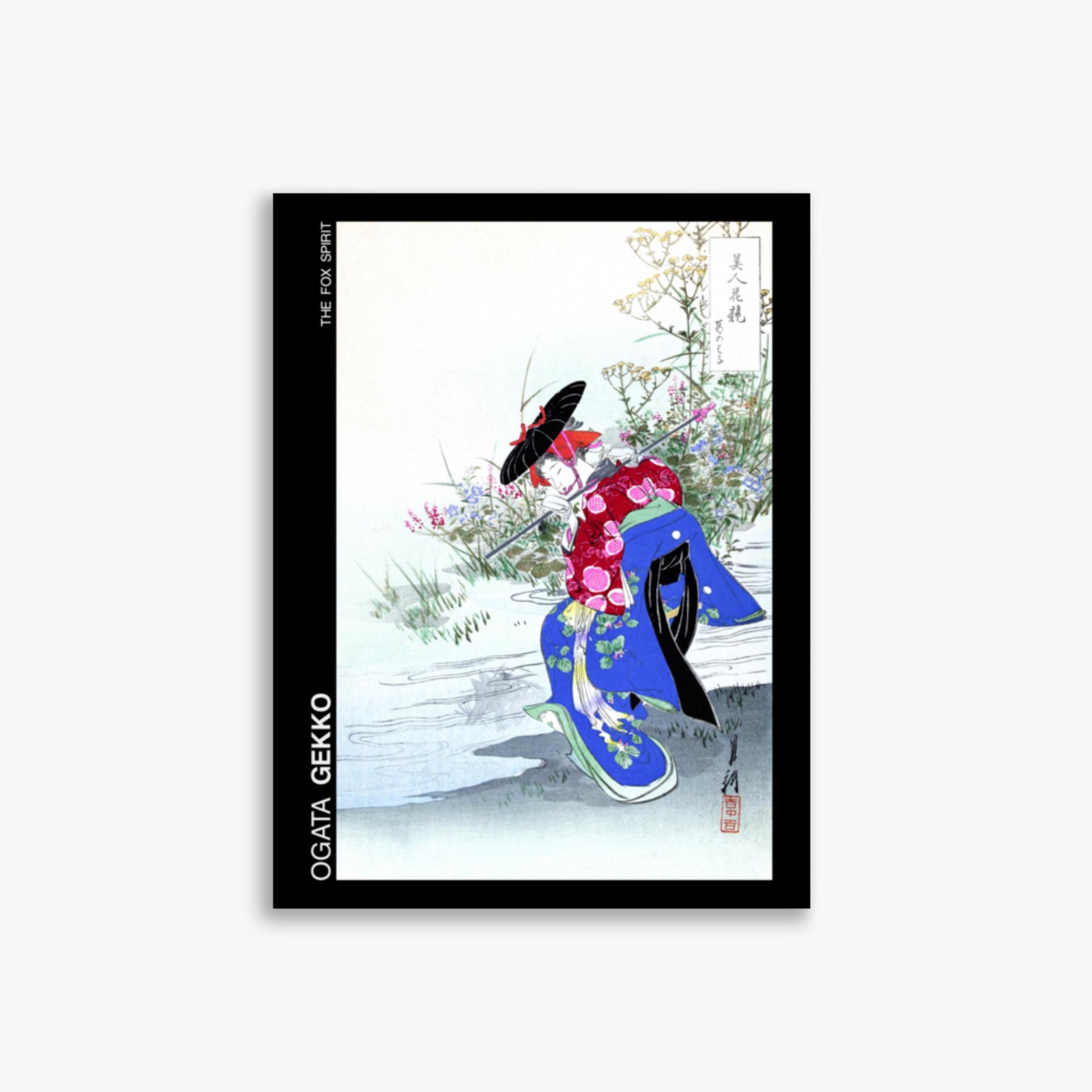 Ogata Gekko - The Fox Spirit - Decoration 30x40 cm Poster