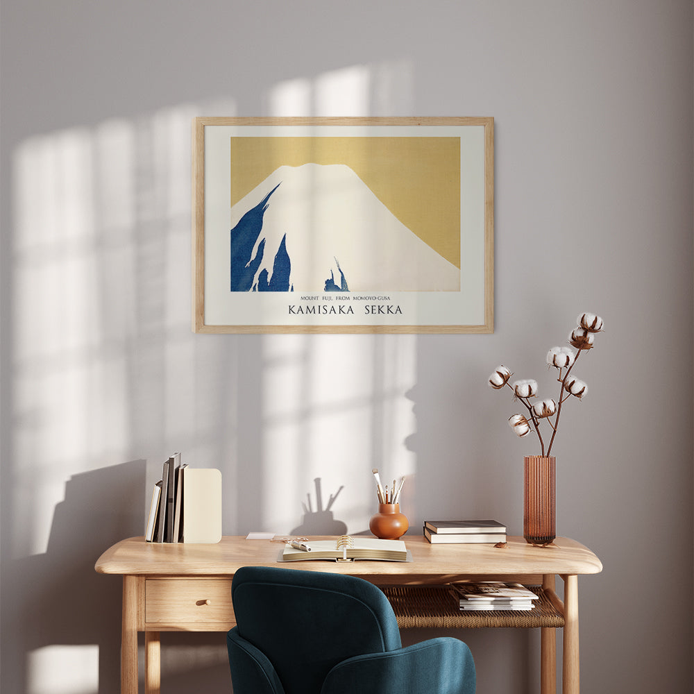 Interior Design Concept: Mount Fuji, from Momoyo-gusa - Japandi (Kamisaka Sekka)