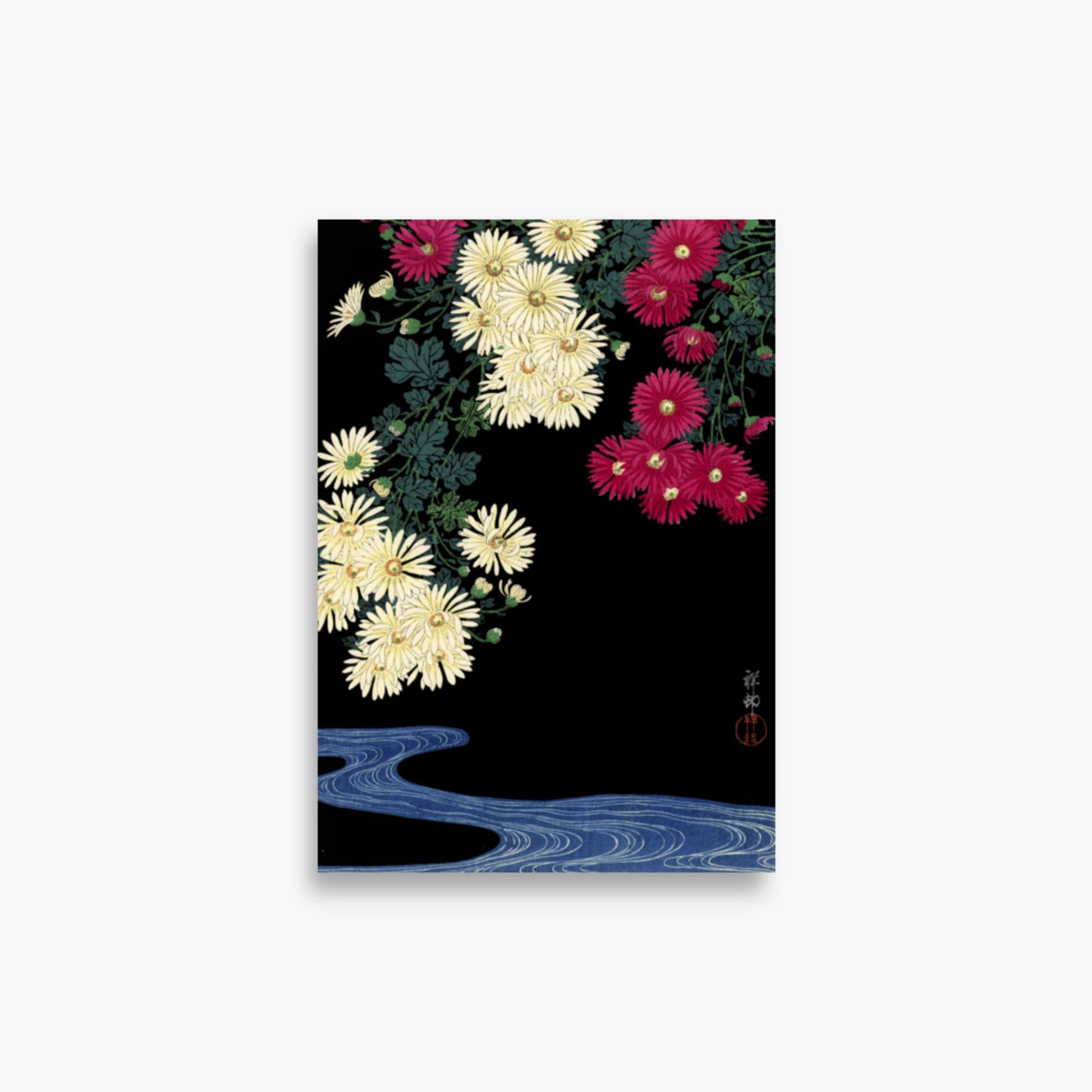 Ohara Koson - Chrysanthemums 21x30 cm Poster