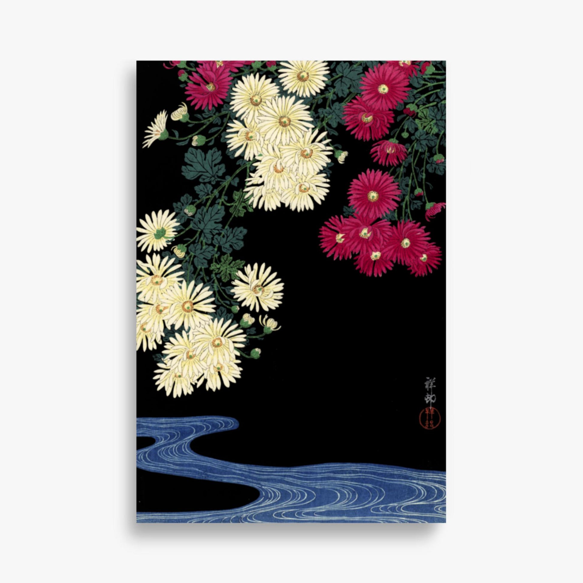 Ohara Koson - Chrysanthemums 61x91 cm Poster