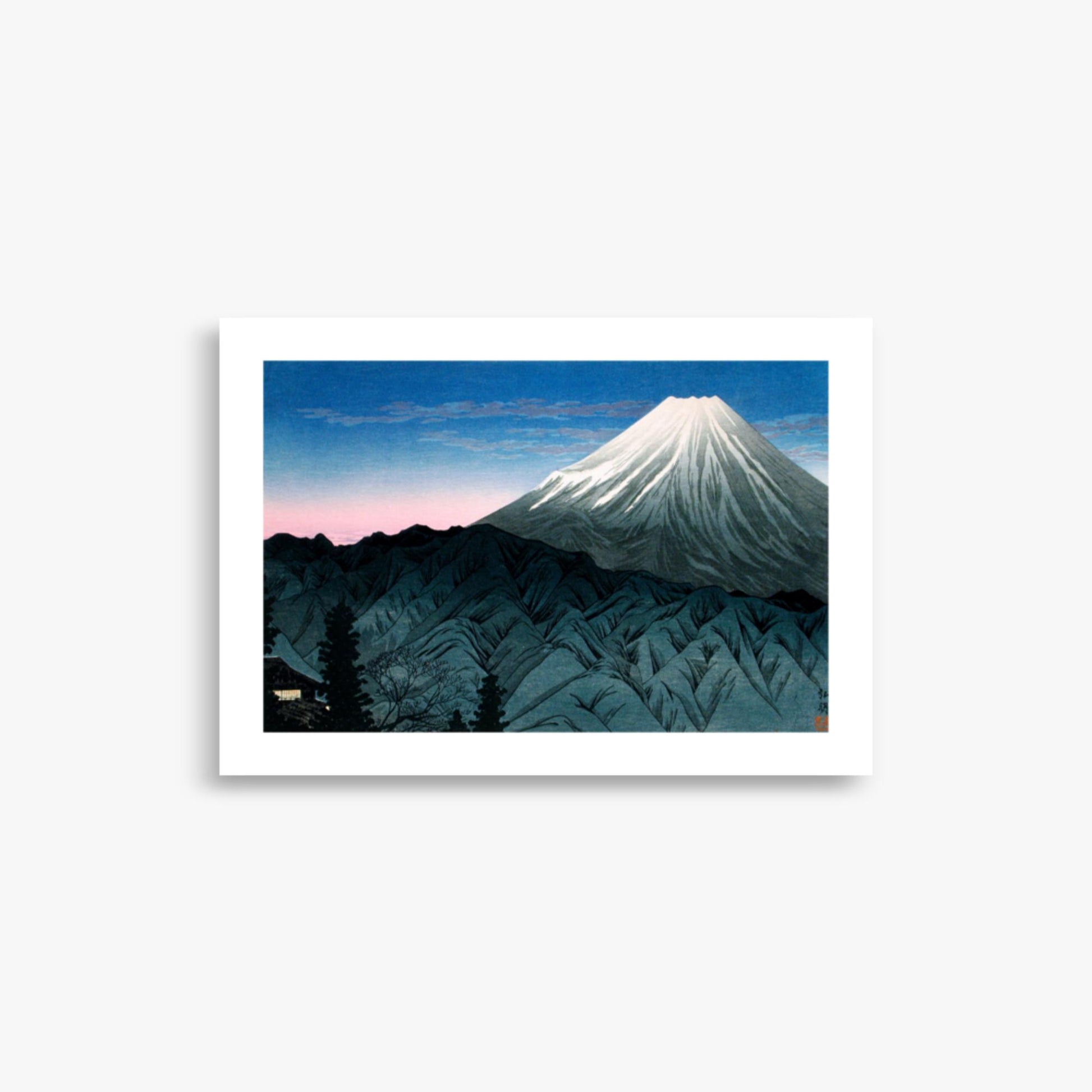 Takahashi Hiroaki (Shōtei) - Mount Fuji From Hakone 21x30 cm Poster