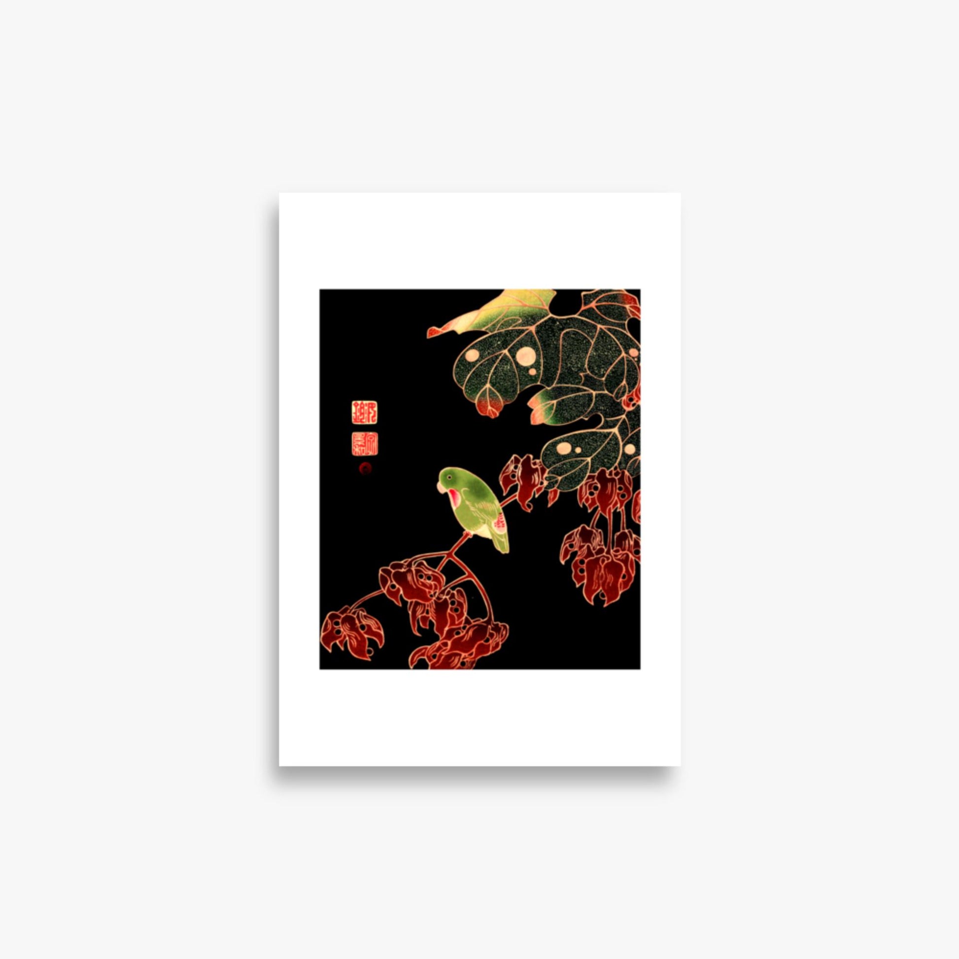 Ito Jakuchu - The Paroquet 21x30 cm Poster