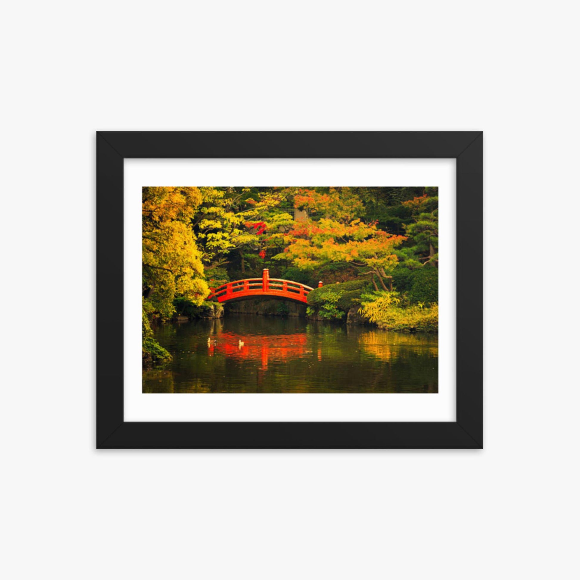 Public Park in Tokyo 8x10 in Poster With Black Frame