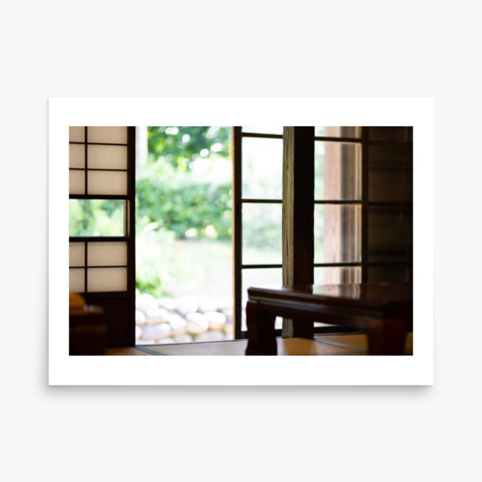 The edge and the garden seen from the Japanese room 18x24 in Poster