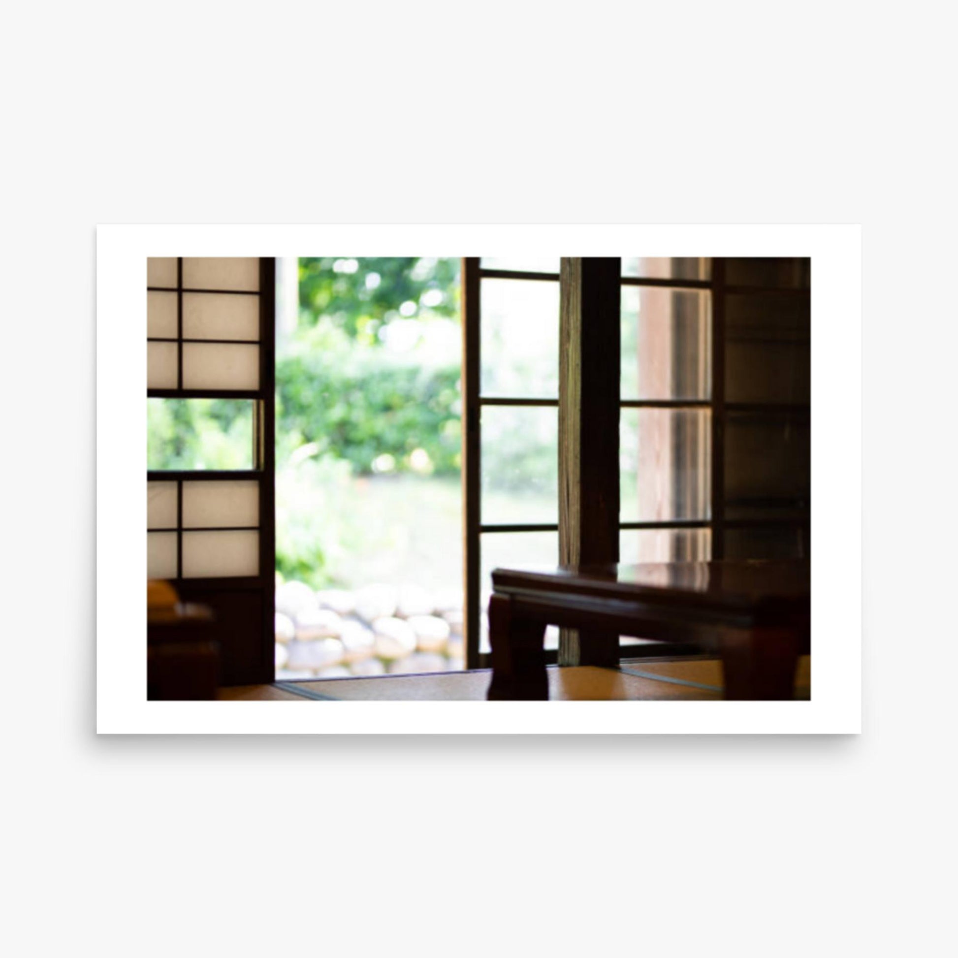 The edge and the garden seen from the Japanese room 24x36 in Poster